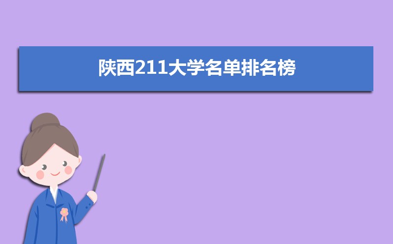 222年陕西211大学名单排名榜