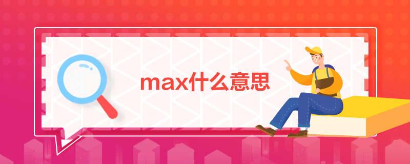 max什么意思